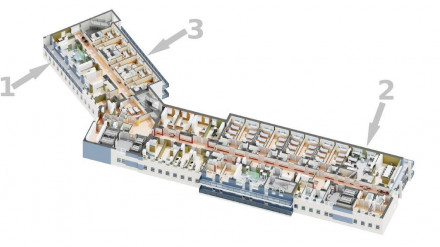 Wizualizacja pietra  po przebudowie - Kliniczny oodział hematologii z ośrodkiem transplantacji szpiku .jpg