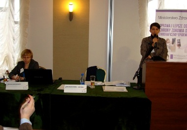 Szkolenie w Gdańsku, Pani Małgorzata Str&oacute;żyk - Kaczyńska - Zastępca Dyrektora w Departamencie Funduszy Europejskich