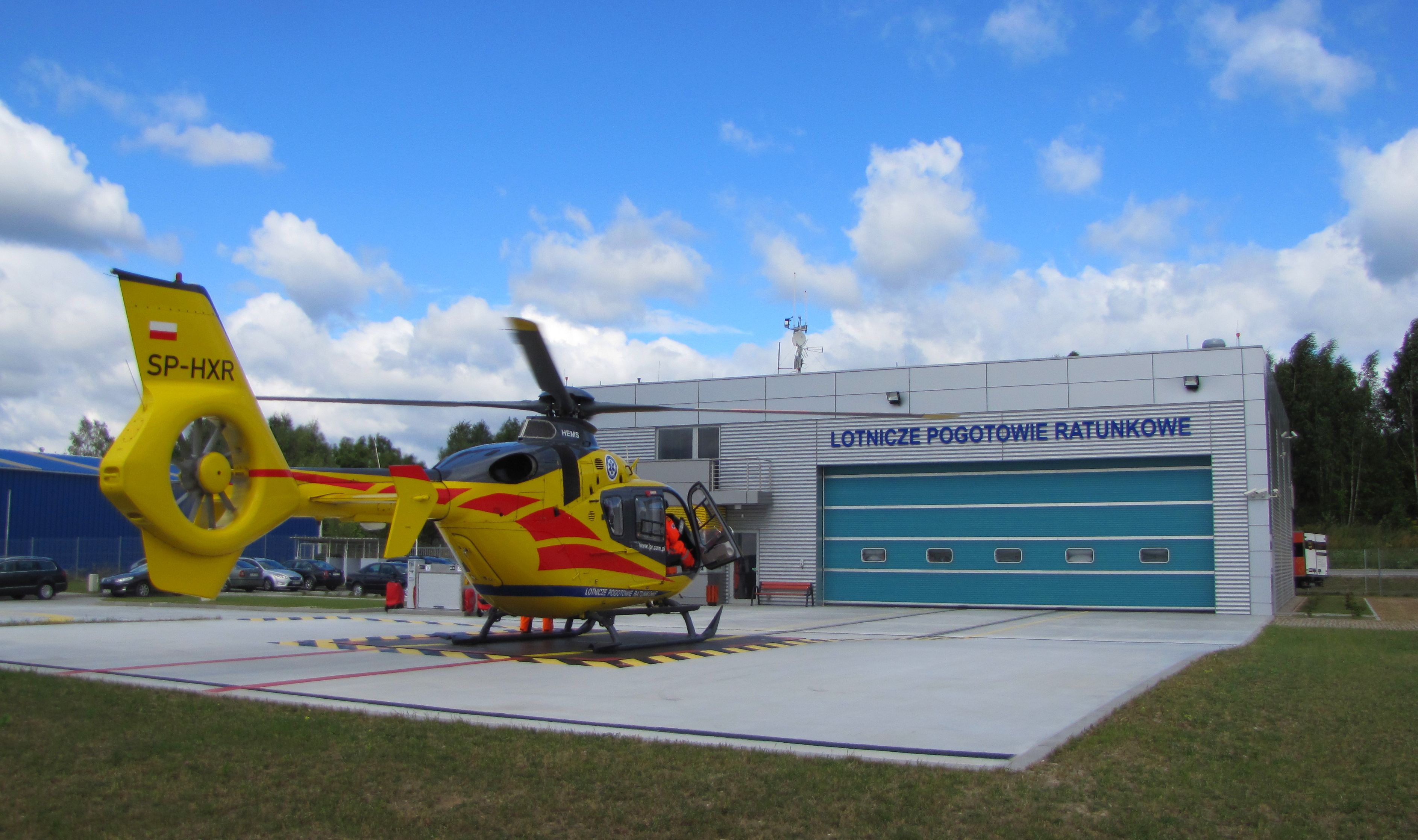 Na zdjęciu baza Lotniczego Pogotowia Ratunkowego w Kielcach
