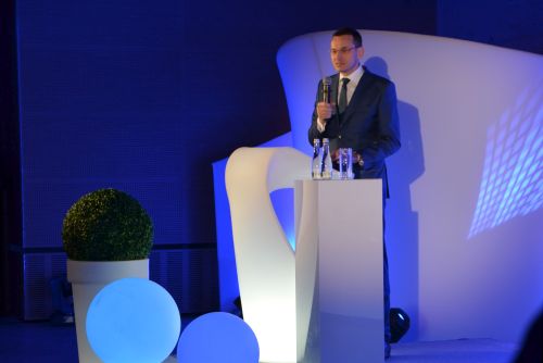 Na zdjęciu mowa inauguracyjna wicepremiera Morawieckiego