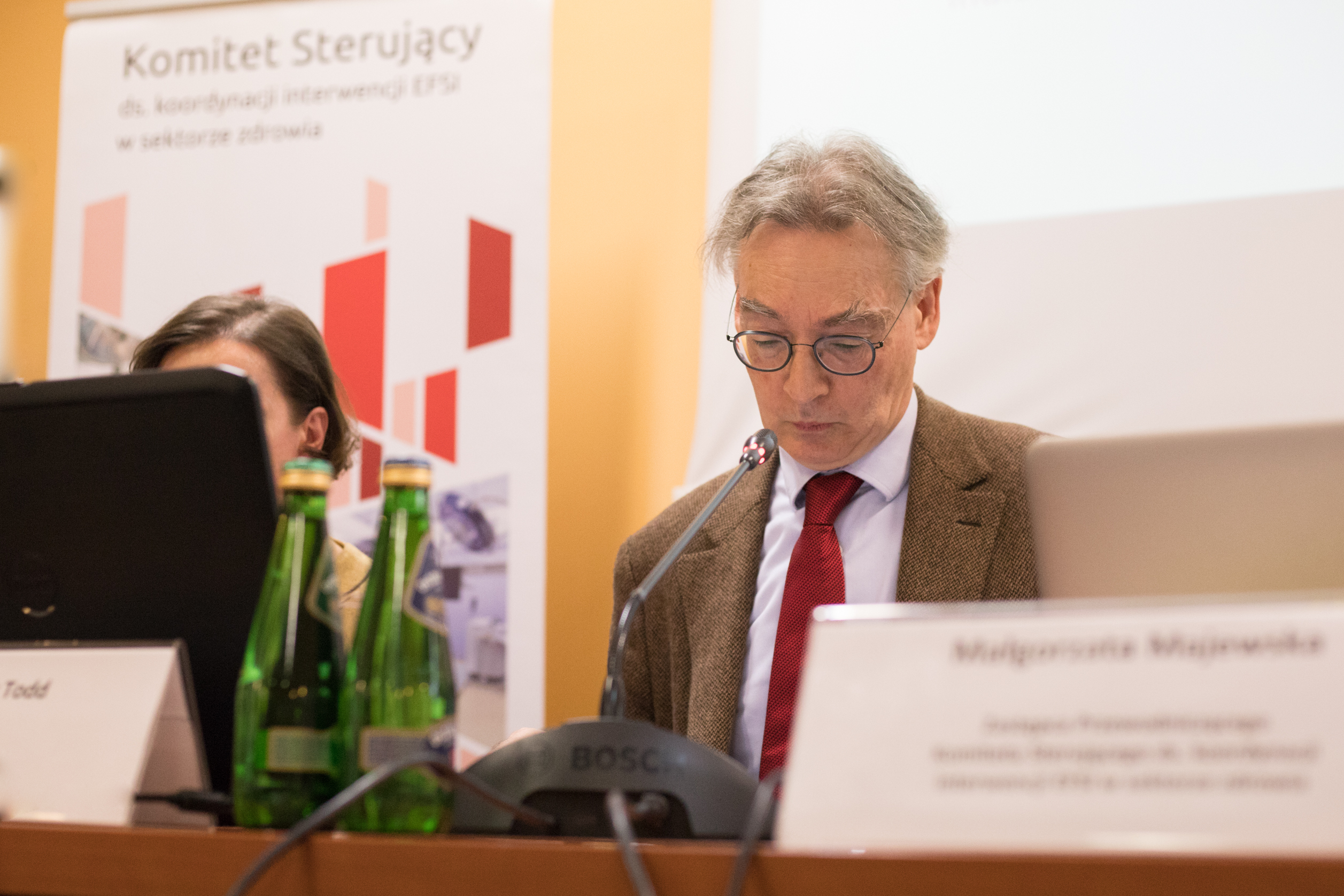 Na zdjęciu osoby prowadzące spotkanie