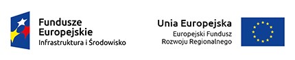 Zestawienie znak&oacute;w Programu Infrastruktura i Środowisko oraz Unii Europejskiej